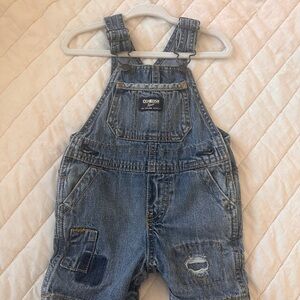 OshKosh B'gosh Baby’s 12M Classic Blue Overall Shorts